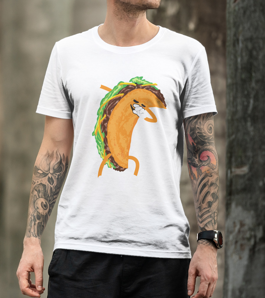 Tacos Tacos Tacos Tacos Dancing Taco Character T-Shirt