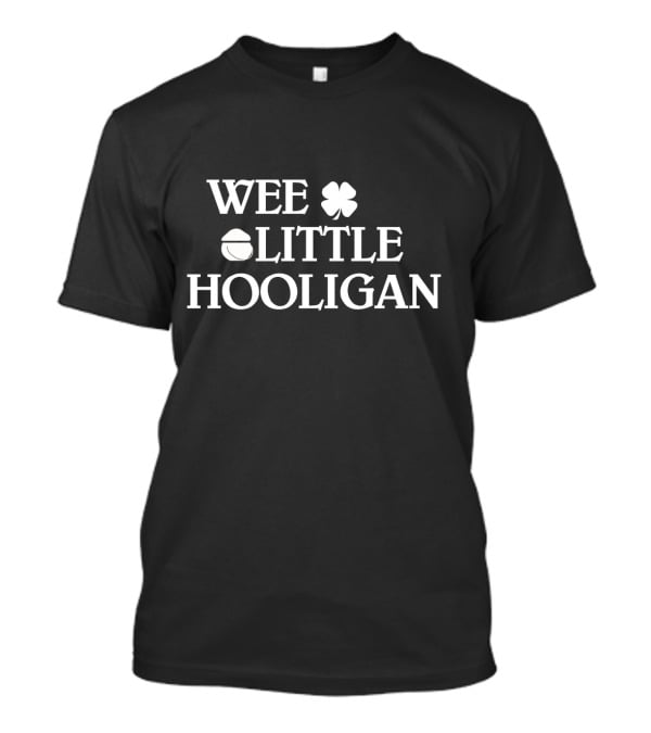 Wee Little Hooligan St Patrick's Day Clover Hat T-Shirt