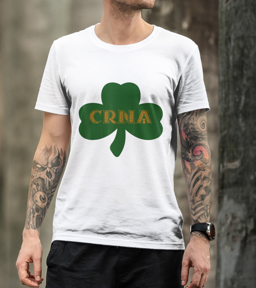Shamrock CRNA St. Patrick's Day Irish Celtic T-Shirt
