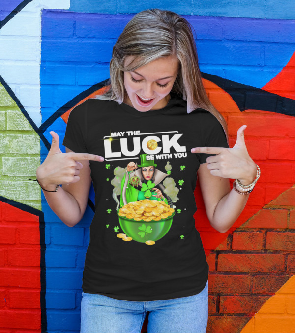 May The Luck Be With You Evil Queen Gold Coins T-Shirt