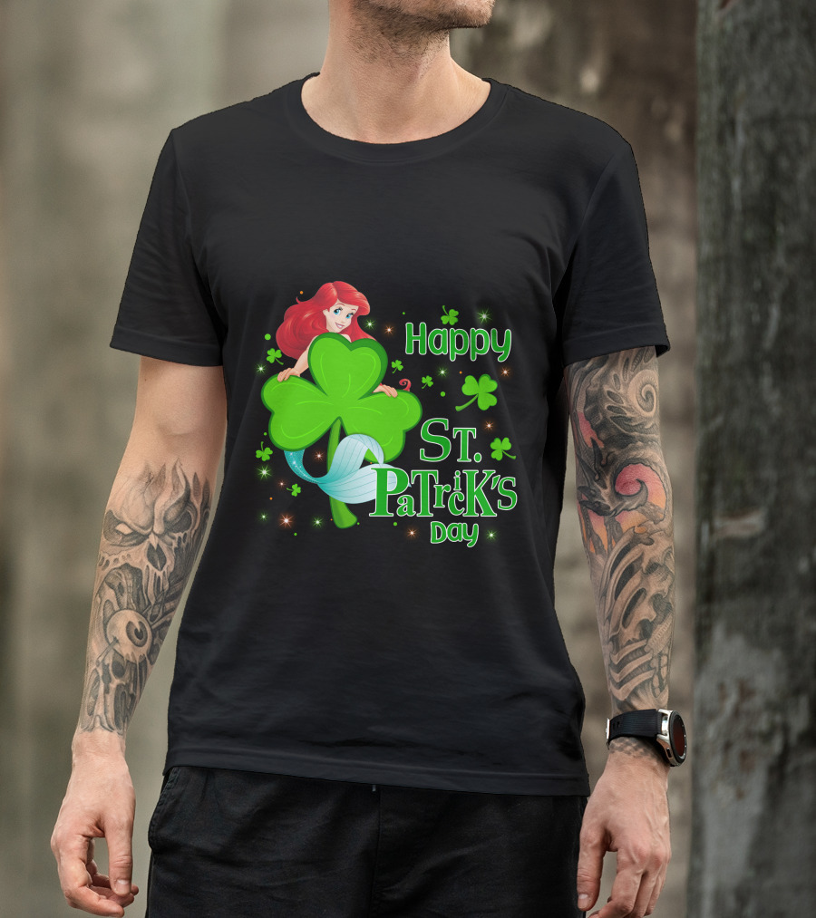 Happy St. Patrick's Day Ariel T-Shirt