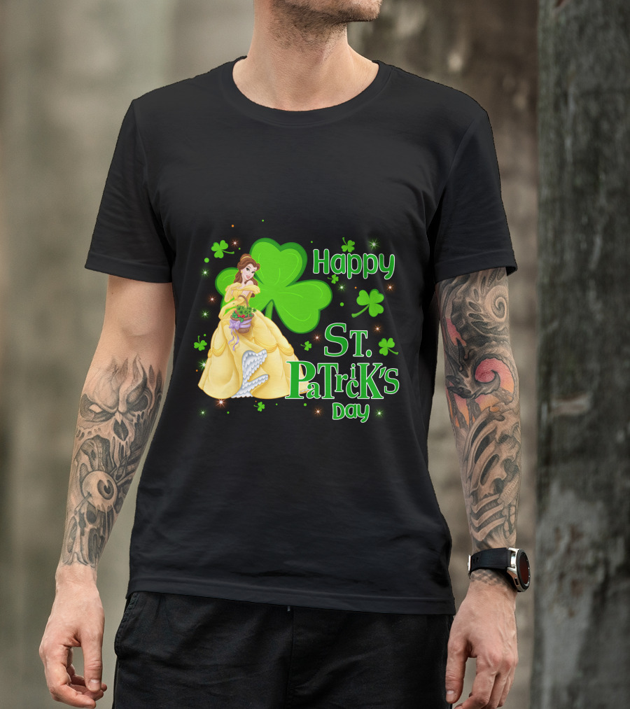 Happy St. Patrick's Day Belle Clover T-Shirt