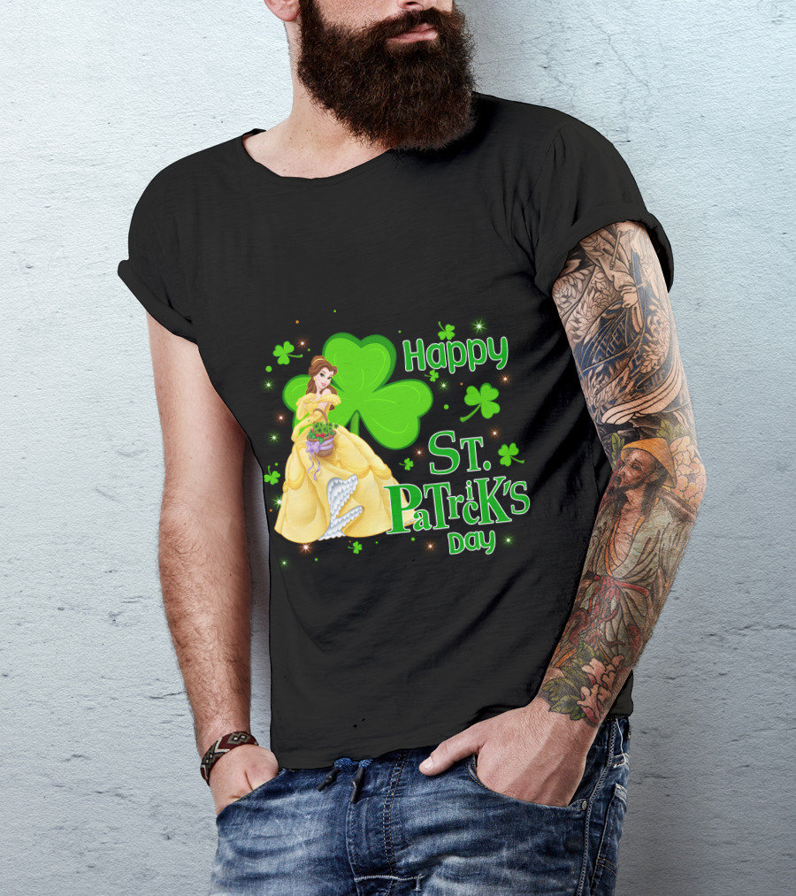 Happy St. Patrick's Day Belle Clover T-Shirt