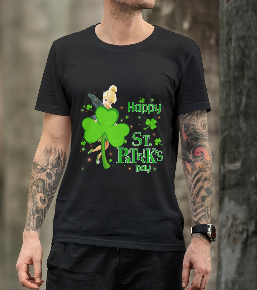 Tinkerbell Happy St. Patrick's Day T-Shirt