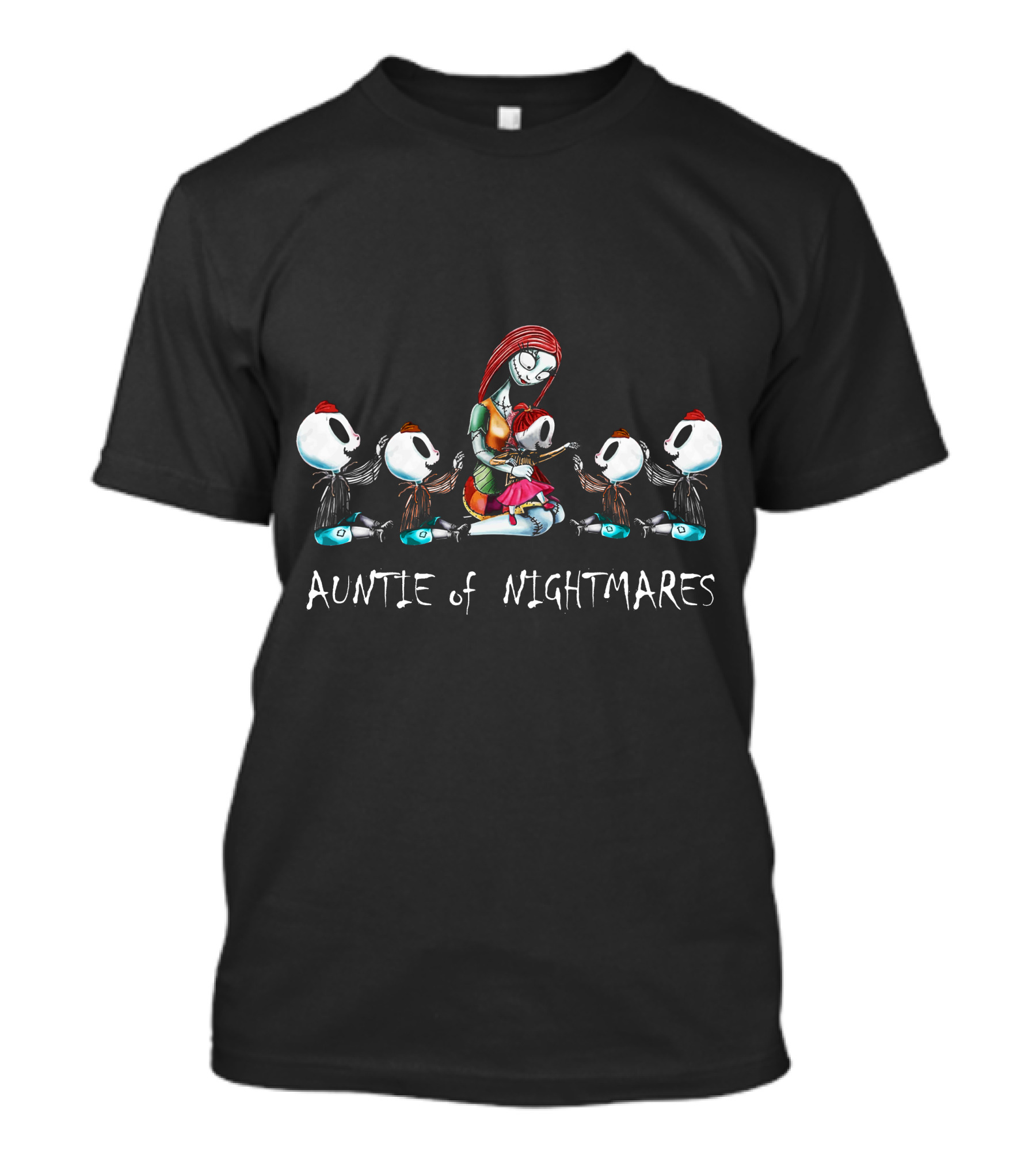 Auntie Of Nightmares With Four Boys One Girl T-Shirt