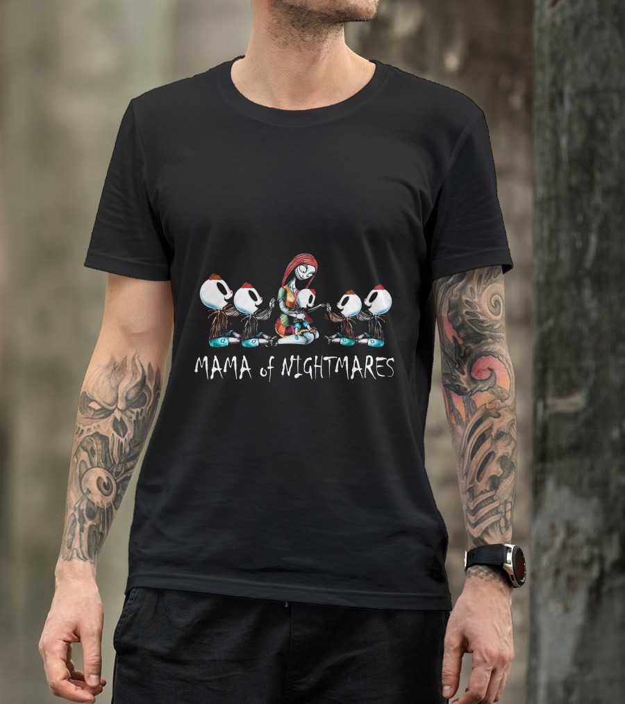 Mama Of Nightmares With Five Boys T-Shirt