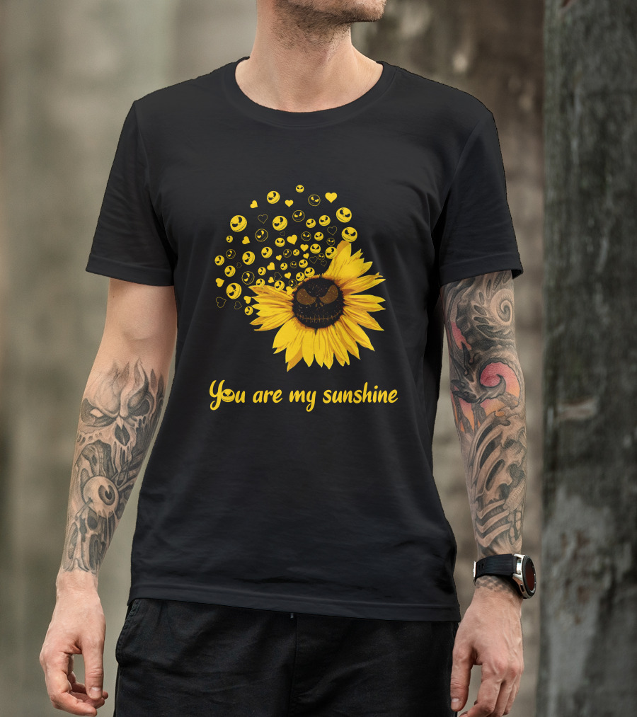 You Are My Sunshine Smiling Sunflower Faces T-Shirt