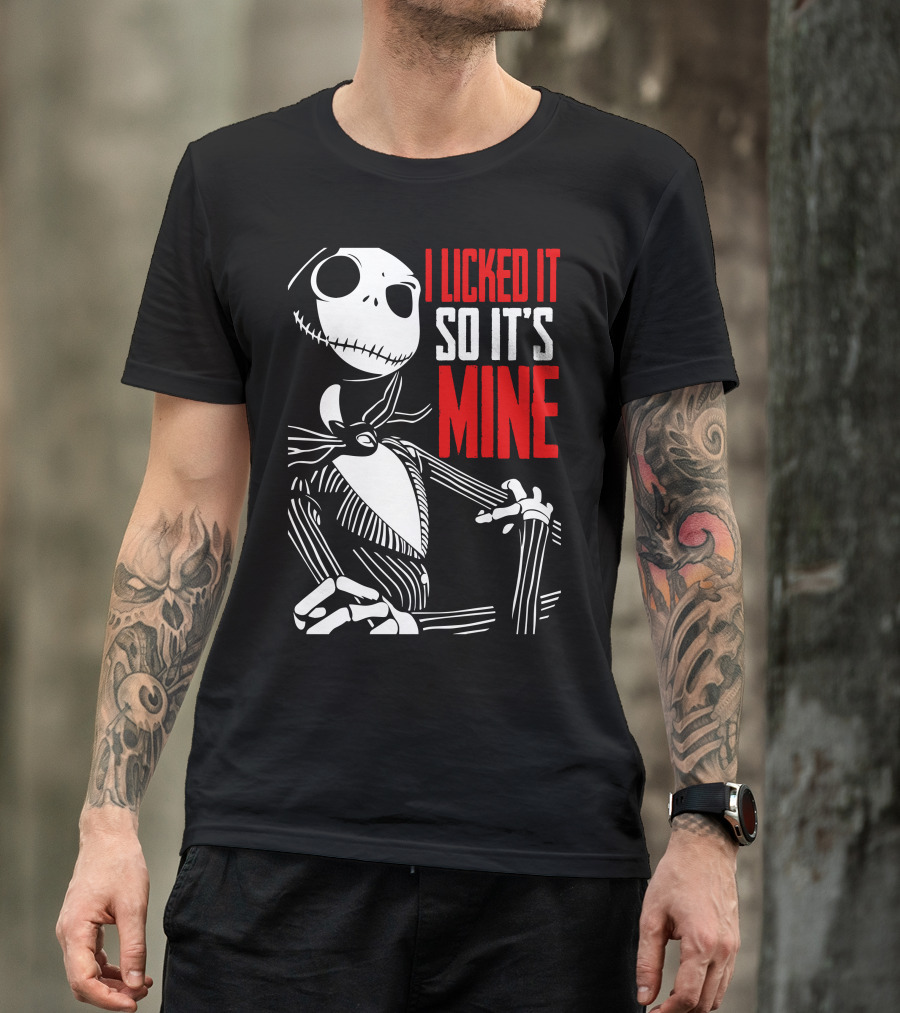 I Licked It So It's Mine Nightmare Large Character T-Shirt