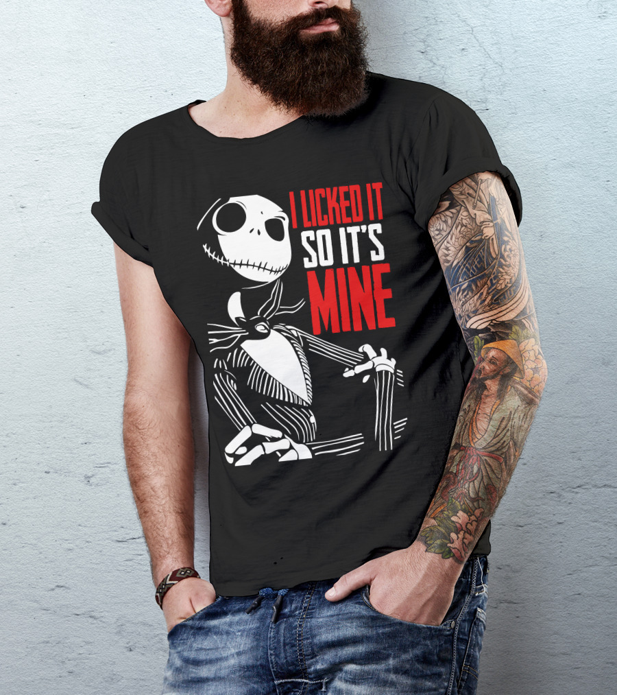 I Licked It So It's Mine Nightmare Large Character T-Shirt