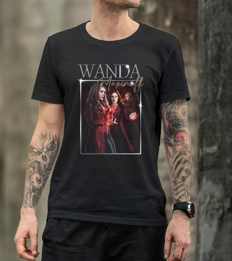 Wanda Maximoff Scarlet Witch Marvel Wanda Merch T-Shirt