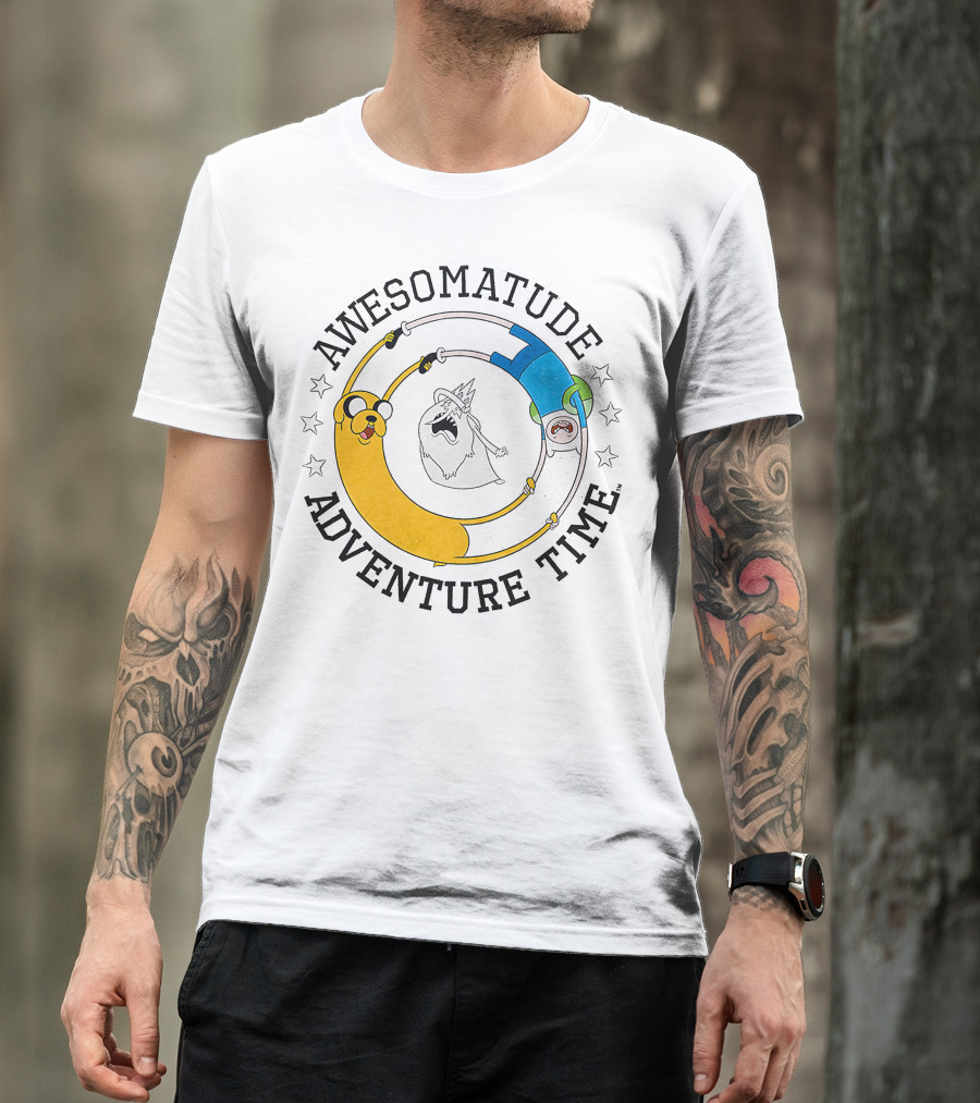 AWESOMATUDE ADVENTURE TIME T-Shirt