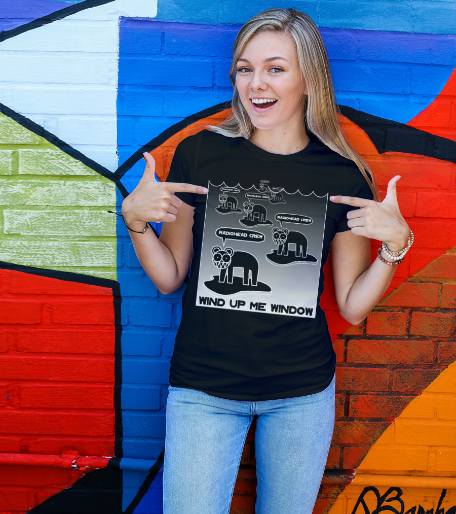 RADIOHEAD CREW WIND UP ME WINDOW T-Shirt