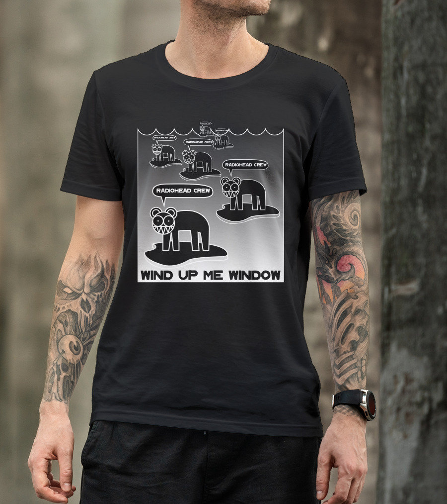 RADIOHEAD CREW WIND UP ME WINDOW T-Shirt