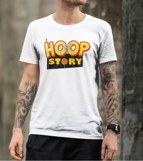 A Hoop Story Basketball Court T-Shirt