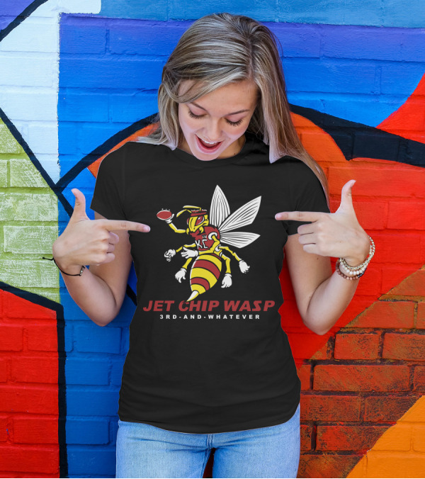 KC Chiefs Jet Chip Wasp 3rd And Whatever T-Shirt