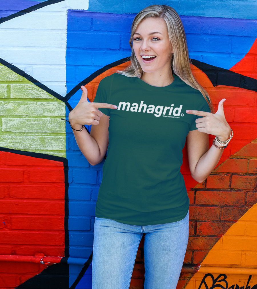 Mahagrid MGDESIGNSTUDIO Forest Green T-Shirt