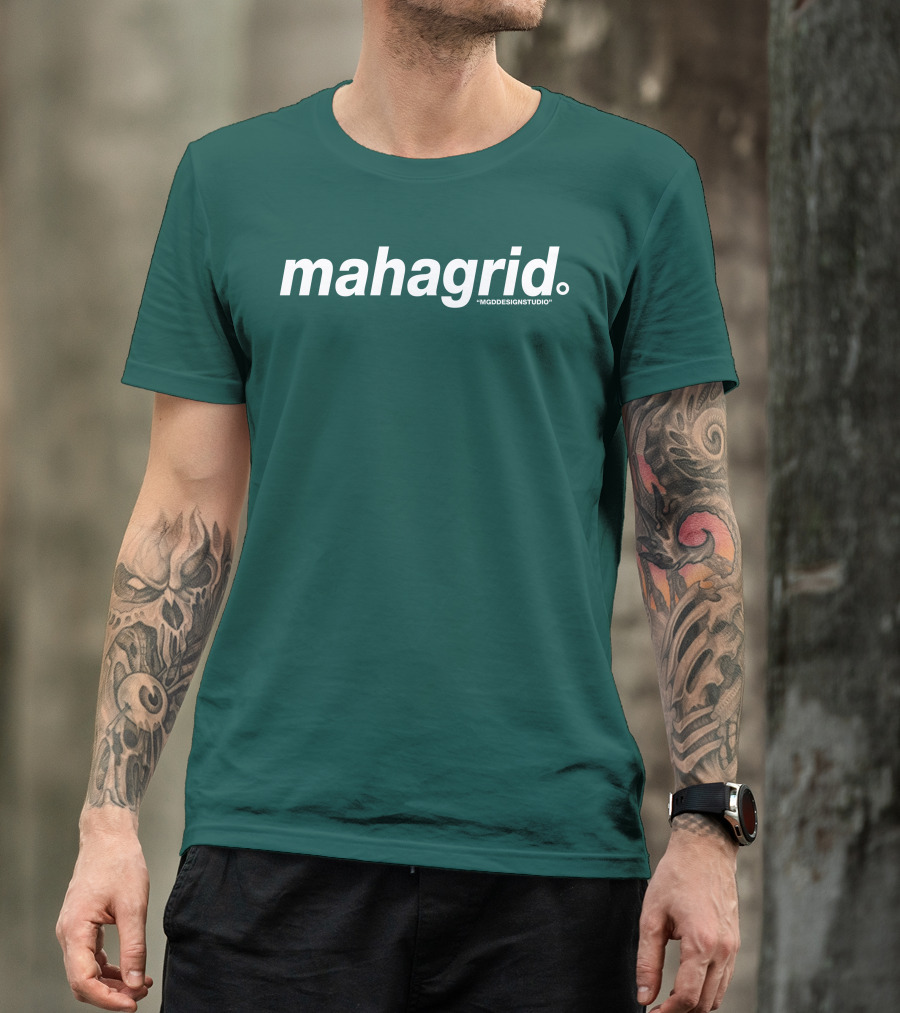 Mahagrid MGDESIGNSTUDIO Forest Green T-Shirt