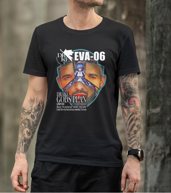 DRAKE EVA-06 GODS PLAN UNIT 06 T-Shirt