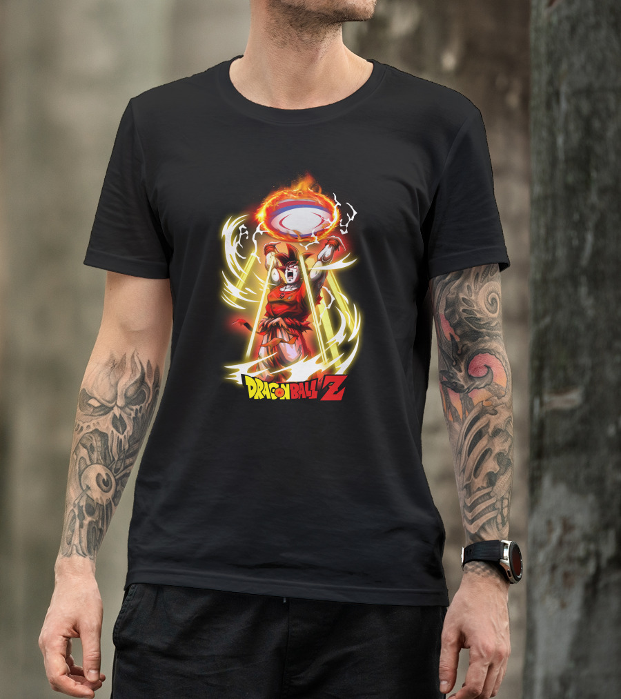 Dragon Ball Z Goku Spirit Bomb NRL Fans T-Shirt
