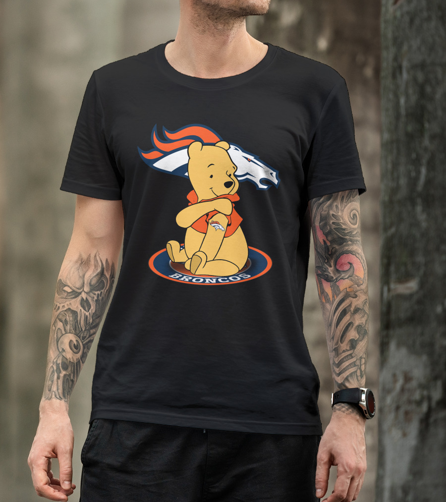 Pooh Broncos Denver Fusion T-Shirt