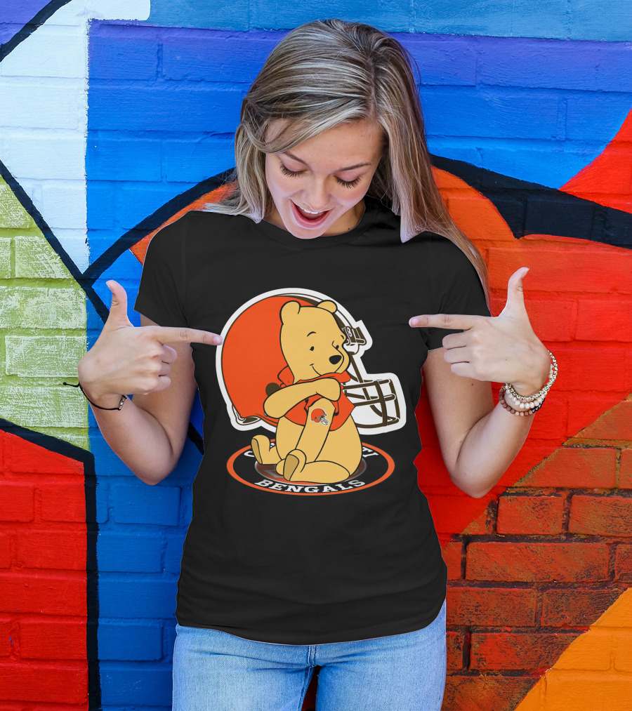 Pooh Browns Cincinnati Bengals T-Shirt