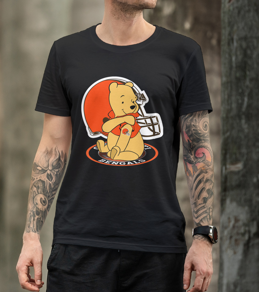 Pooh Browns Cincinnati Bengals T-Shirt