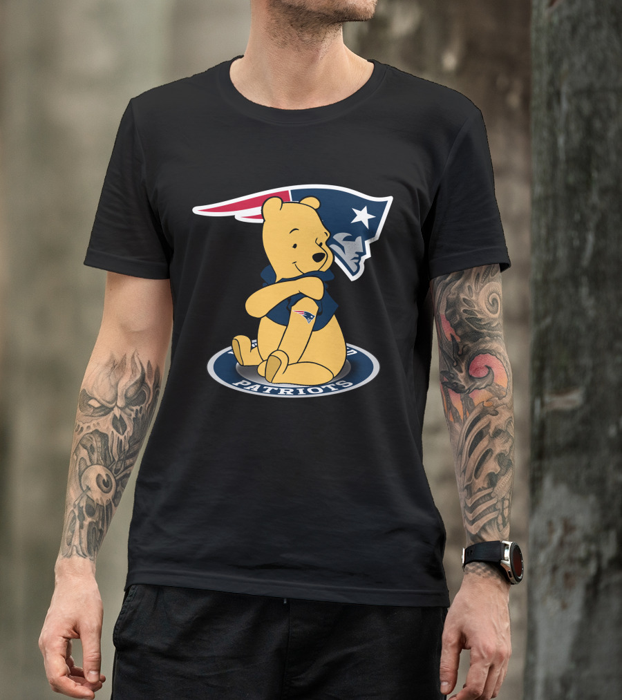 Pooh Patriots New England Crossover T-Shirt
