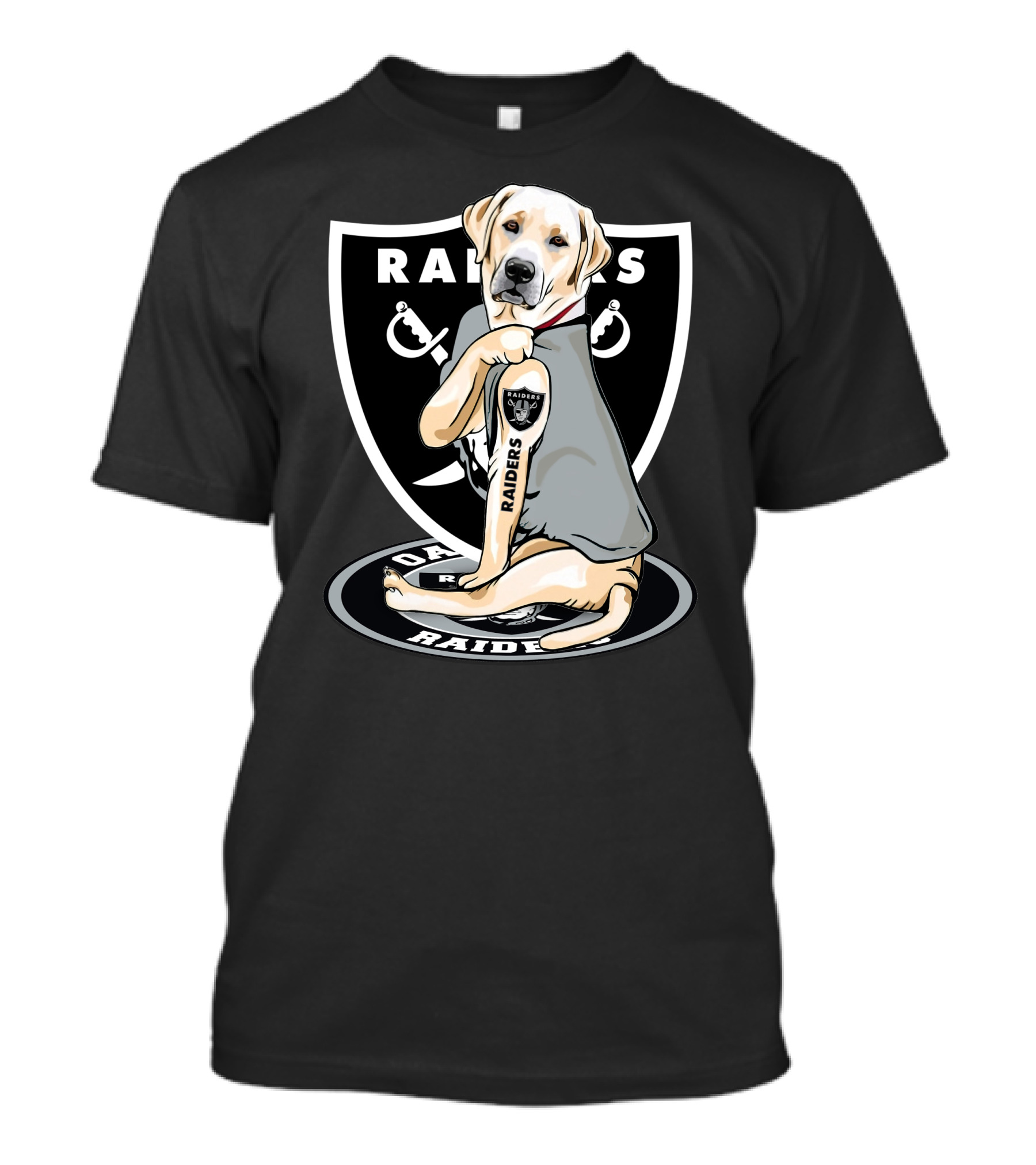 Las Vegas Raiders Labrador Dog Mascot T-Shirt