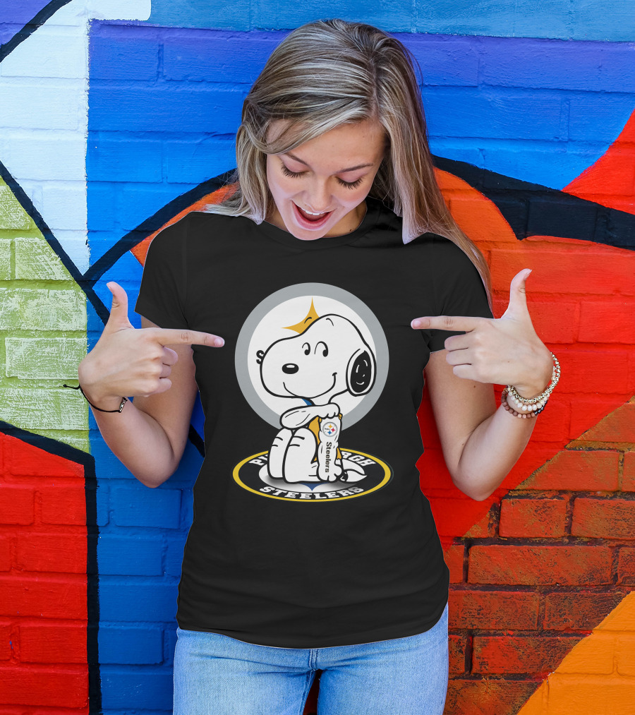 Snoopy Steelers Peanuts NFL Pittsburgh T-Shirt