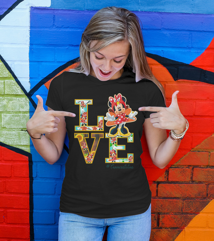 LOVE Minnie Thanksgiving T-Shirt