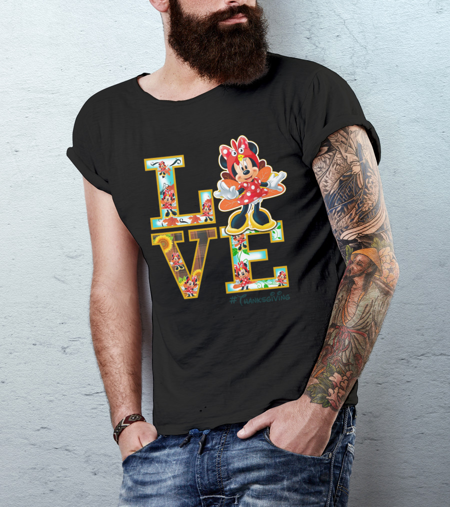 LOVE Minnie Thanksgiving T-Shirt