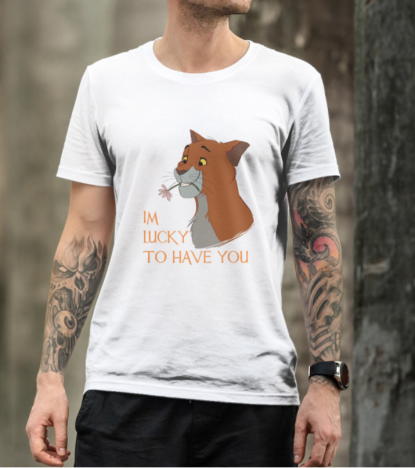 Thomas O'Malley Aristocats I'm Lucky To Have You T-Shirt
