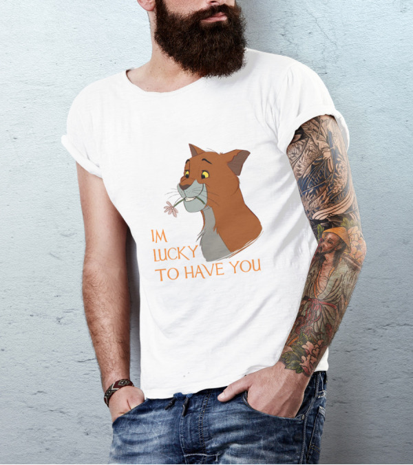 Thomas O'Malley Aristocats I'm Lucky To Have You T-Shirt