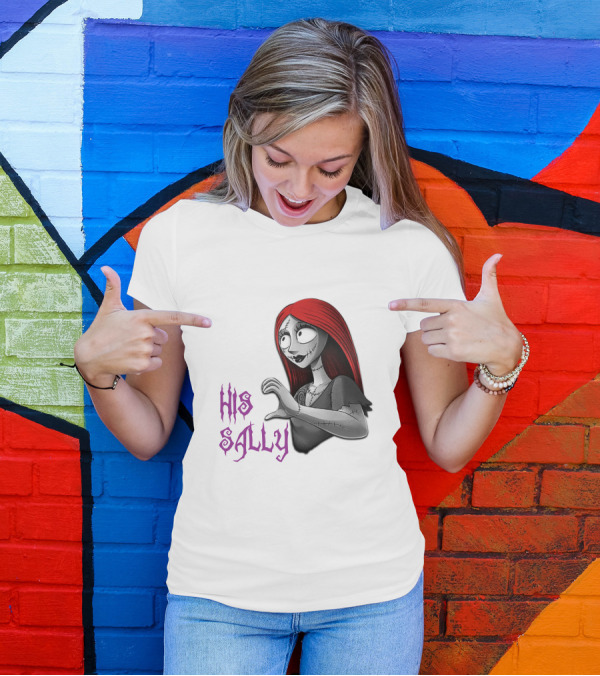 His Sally Nightmare Before Christmas Character T-Shirt