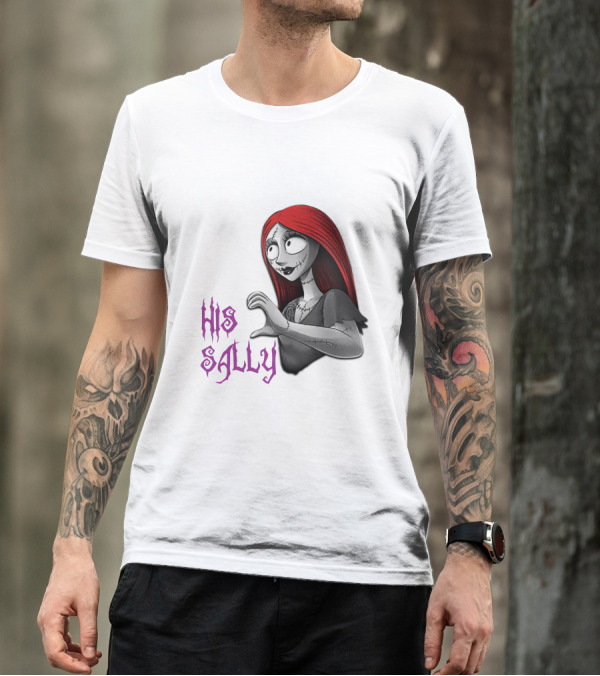 His Sally Nightmare Before Christmas Character T-Shirt