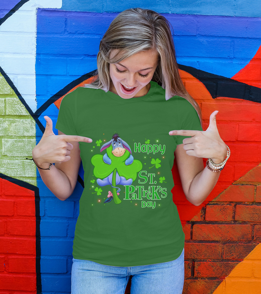 Happy Eeyore St. Patrick's Day T-Shirt