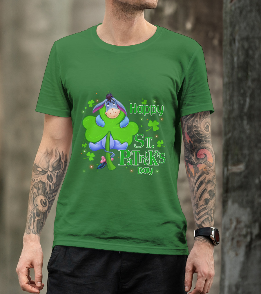 Happy Eeyore St. Patrick's Day T-Shirt
