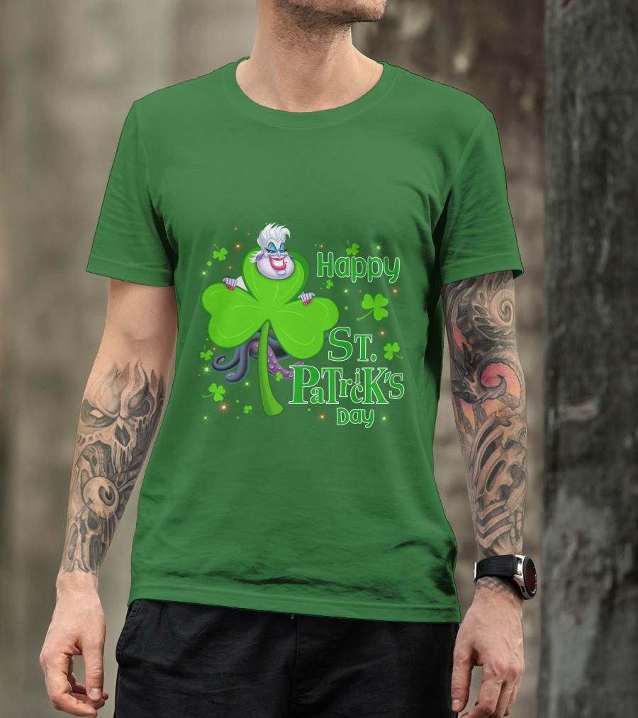 Happy St. Patrick's Day Ursula Shamrock T-Shirt