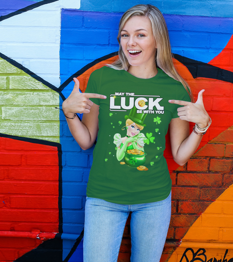 Cinderella May The Luck Be With You St. Patrick's Day T-Shirt