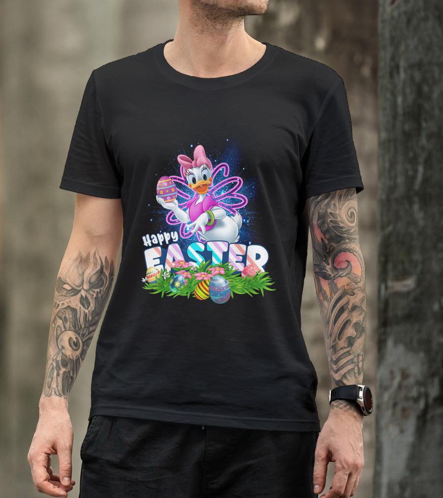 Happy Easter Daisy Duck Easter Eggs T-Shirt