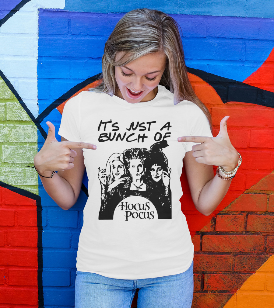 It's Just A Bunch Of Hocus Pocus Hocus Pocus Characters T-Shirt