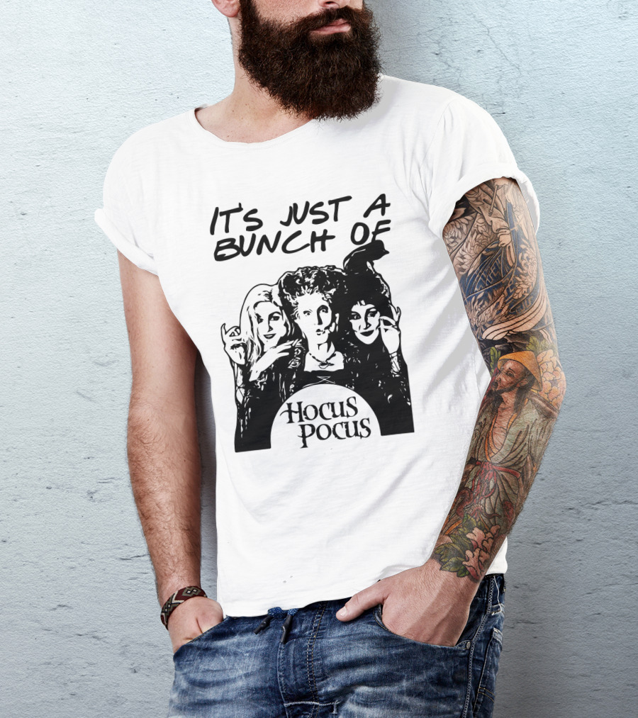 It's Just A Bunch Of Hocus Pocus Hocus Pocus Characters T-Shirt