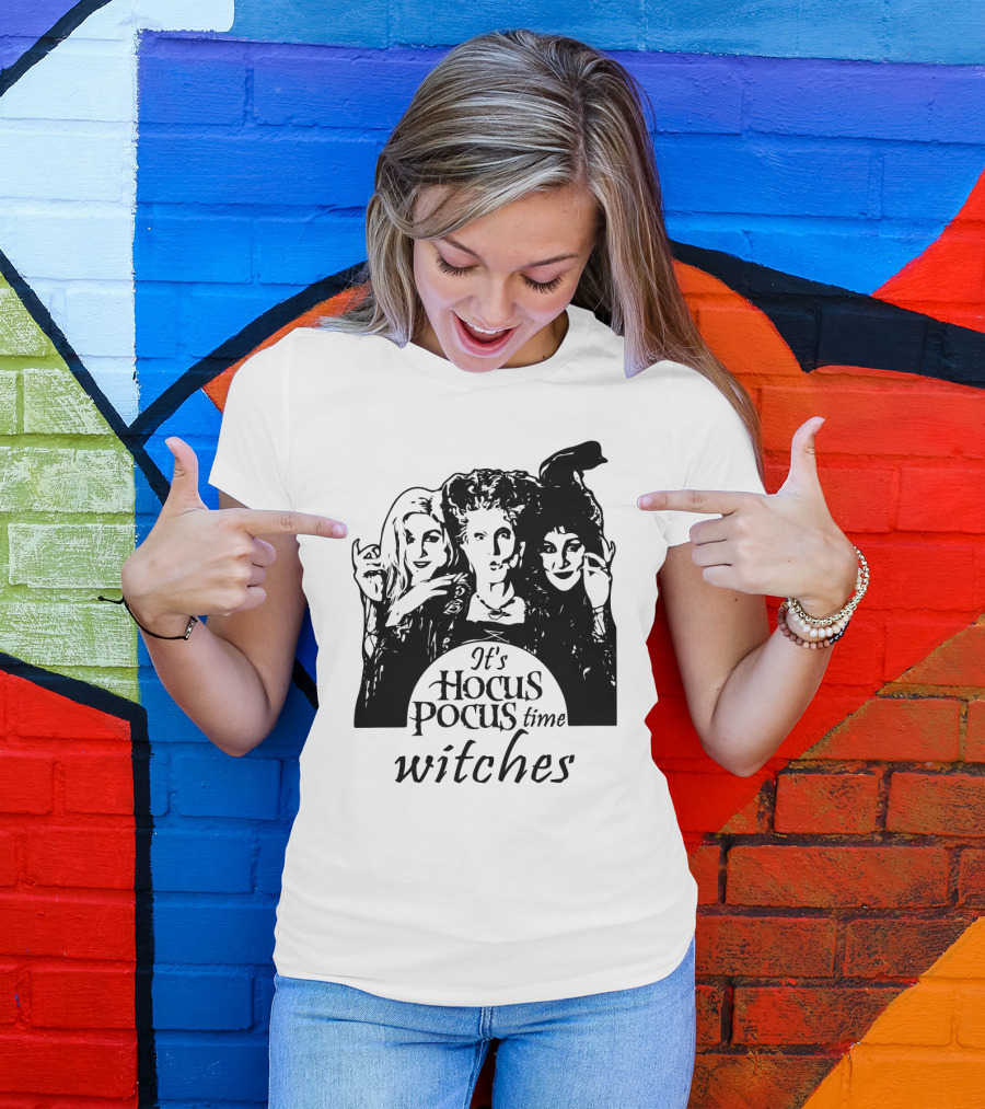 It's Hocus Pocus Time Witches T-Shirt