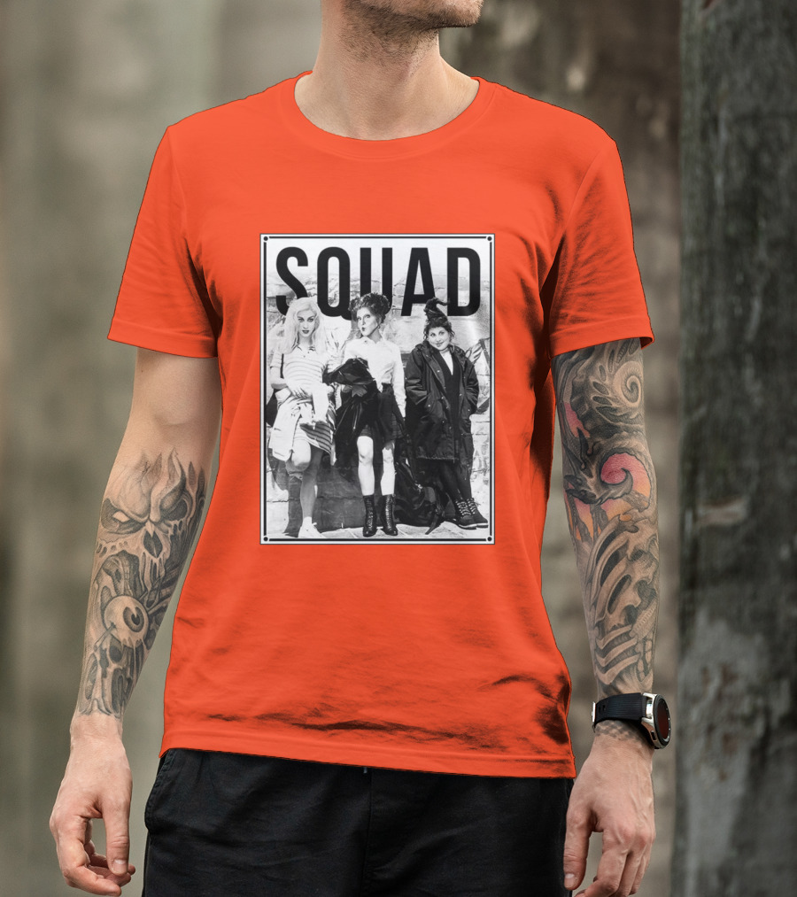 Squad Black And White Trio Vintage Style Hocus Pocus Aesthetic T-Shirt