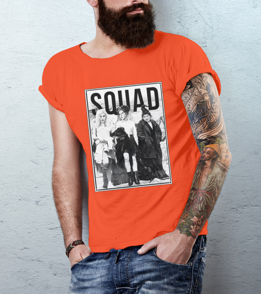 Squad Black And White Trio Vintage Style Hocus Pocus Aesthetic T-Shirt