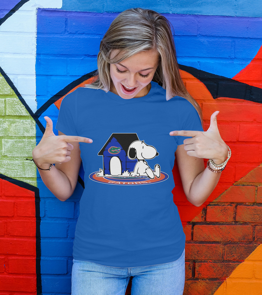 Snoopy Peanuts Florida Gators Fan Now And Forever Gators Football T-Shirt