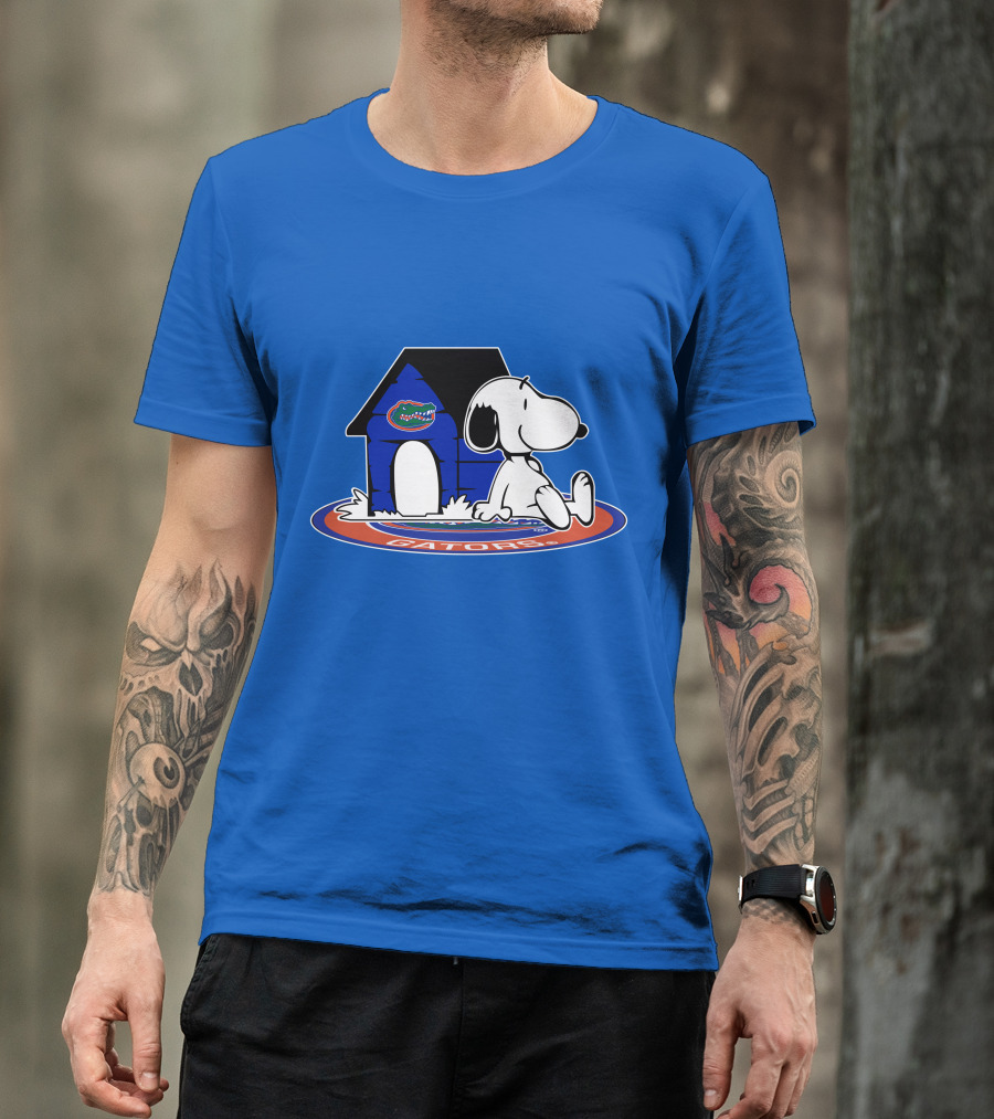 Snoopy Peanuts Florida Gators Fan Now And Forever Gators Football T-Shirt