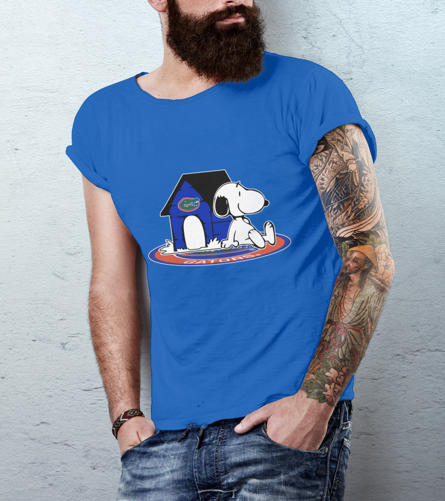 Snoopy Peanuts Florida Gators Fan Now And Forever Gators Football T-Shirt