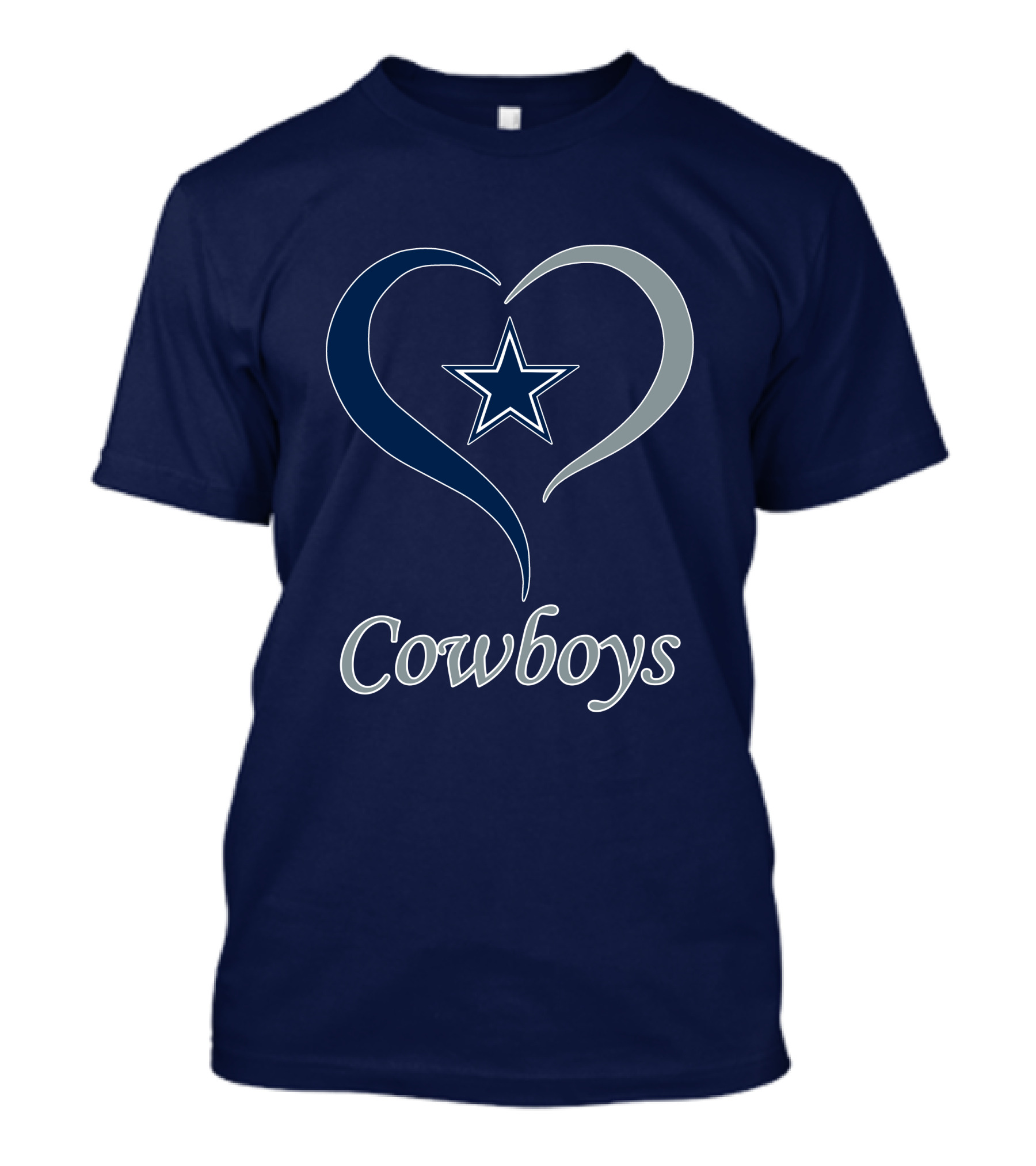 Cowboys Star Heart T-Shirt