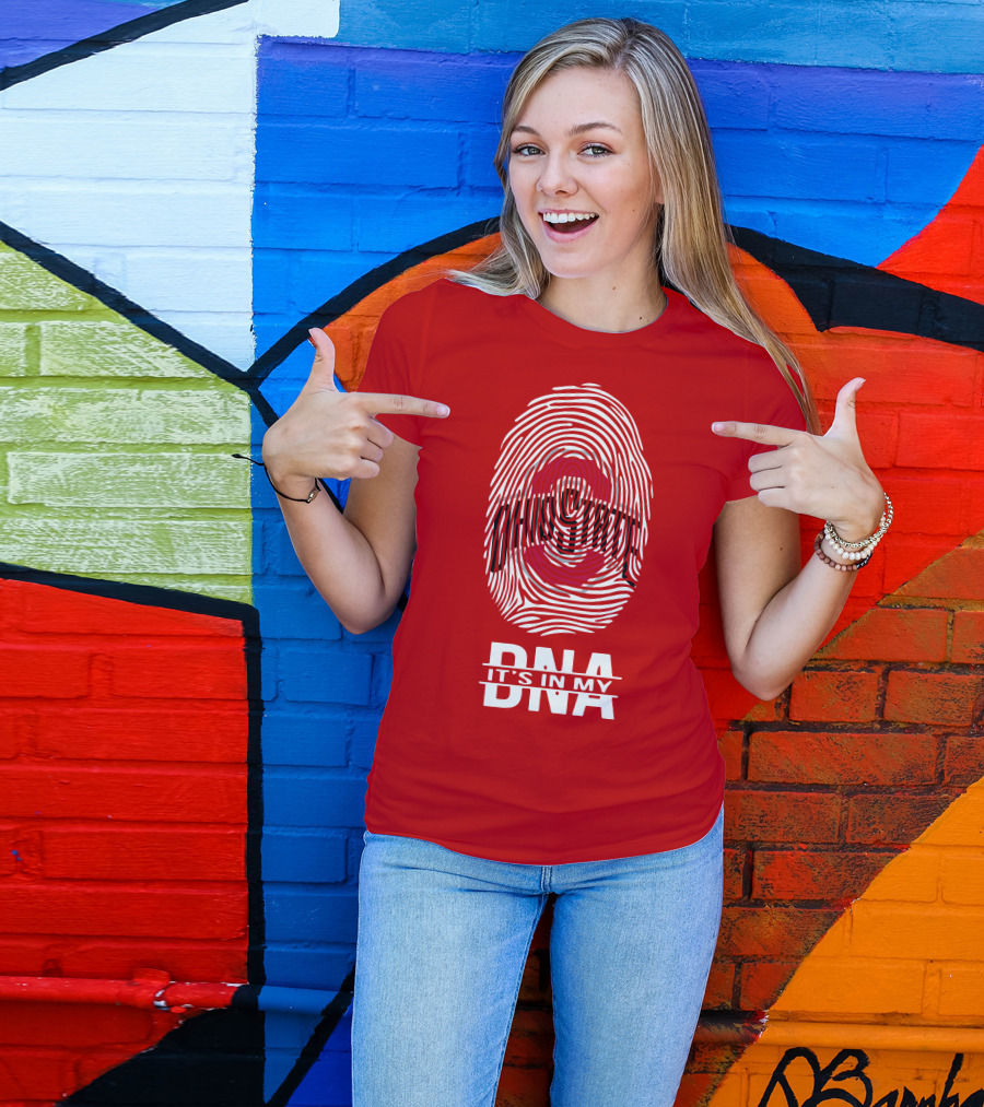 Ohio State Buckeyes Fingerprint It's In My DNA T-Shirt